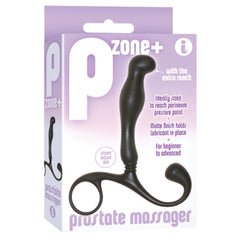 The 9's P Zone+ Prostate Massager-Black - Eros Fine Goods