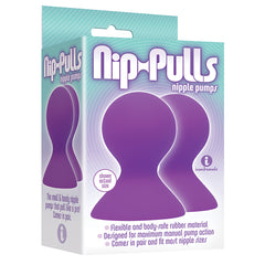 The 9's Nip-Pulls Nipple Pumps-Purple - Eros Fine Goods