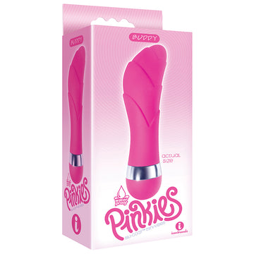 The 9's Pinkies Buddy Mini Vibe-Pink 4.5" - Eros Fine Goods