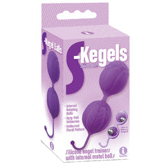 The 9's S Kegels Silicone Kegel Balls-Purple - Eros Fine Goods