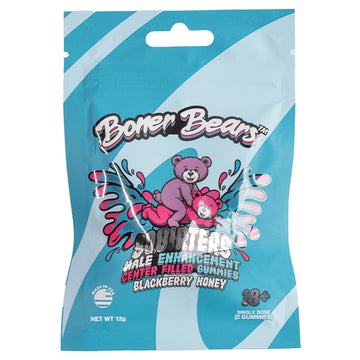 Boner Bears Squirters Blackberry Honey Single - Eros Fine Goods