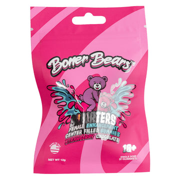 Bliss Bears Squirters Strawberry Chocolate Single Pack - Eros Fine Goods