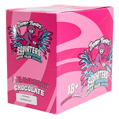 Bliss Bears Squirters Strawberry Chocolate Display of 12 - Eros Fine Goods