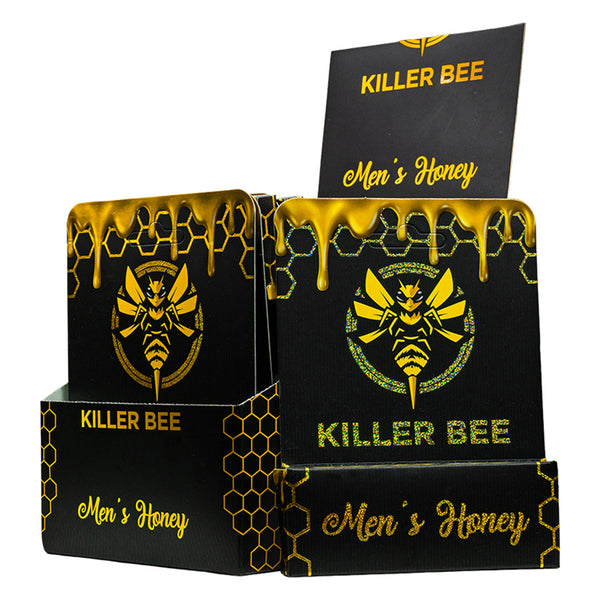 Killer Bee Male Honey Display of 24 - Eros Fine Goods