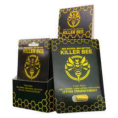 Killer Bee Male Pill Display of 24 - Eros Fine Goods