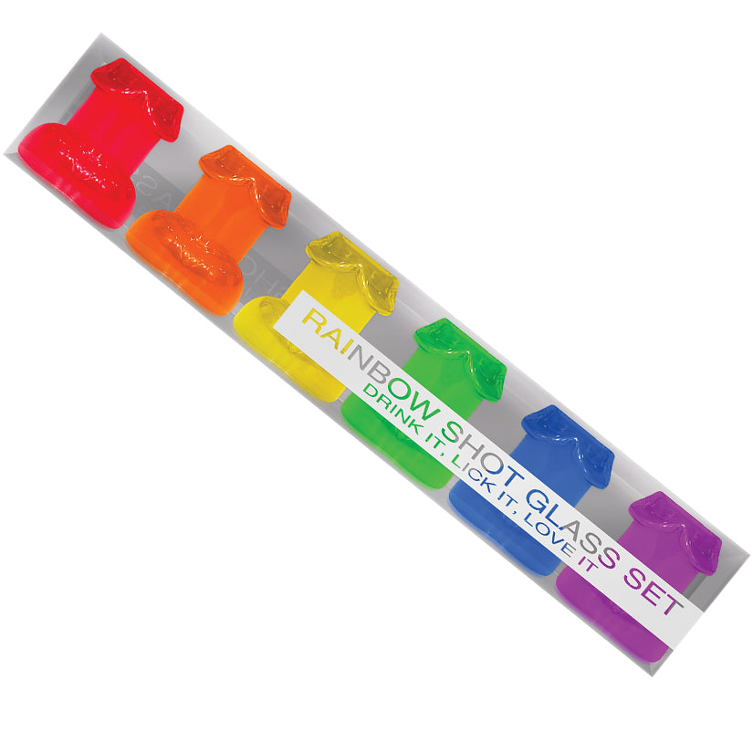 Rainbow Shot Glass Set - Eros Fine Goods