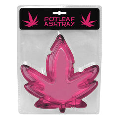 Pot Leaf Ashtray-Pink - Eros Fine Goods