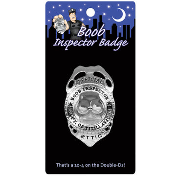 Boob Inspector Badge - Eros Fine Goods