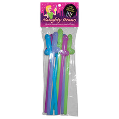 Naughty Straws-Glow In The Dark 8pk - Eros Fine Goods