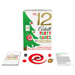 The 12 Adult Party Games of Christmas Card Game - Eros Fine Goods