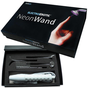 Kinklab Neon Wand Electrosex Kit-Purple/110V - Eros Fine Goods