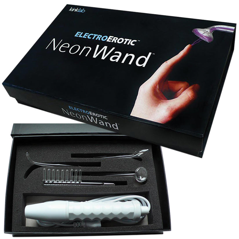 Kinklab Neon Wand Electrosex Kit-Red/110V - Eros Fine Goods