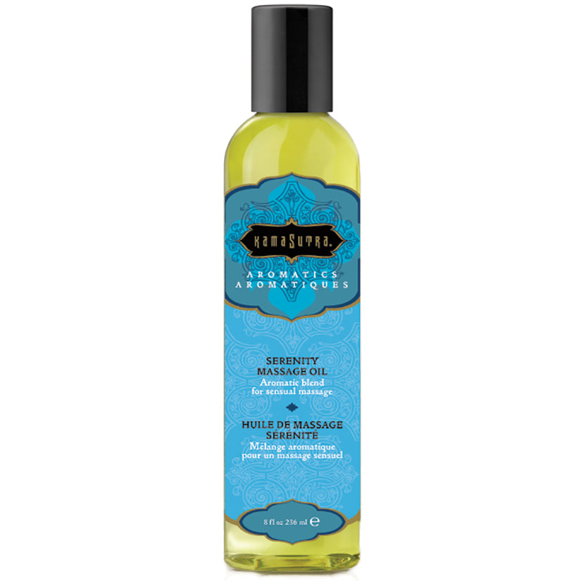 Kama Sutra Aromatic Massage Oil-Serenity 8oz - Eros Fine Goods