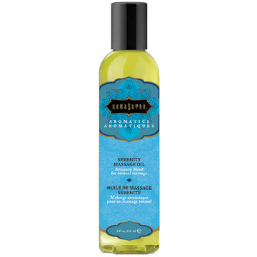 Kama Sutra Aromatic Massage Oil-Serenity 8oz - Eros Fine Goods