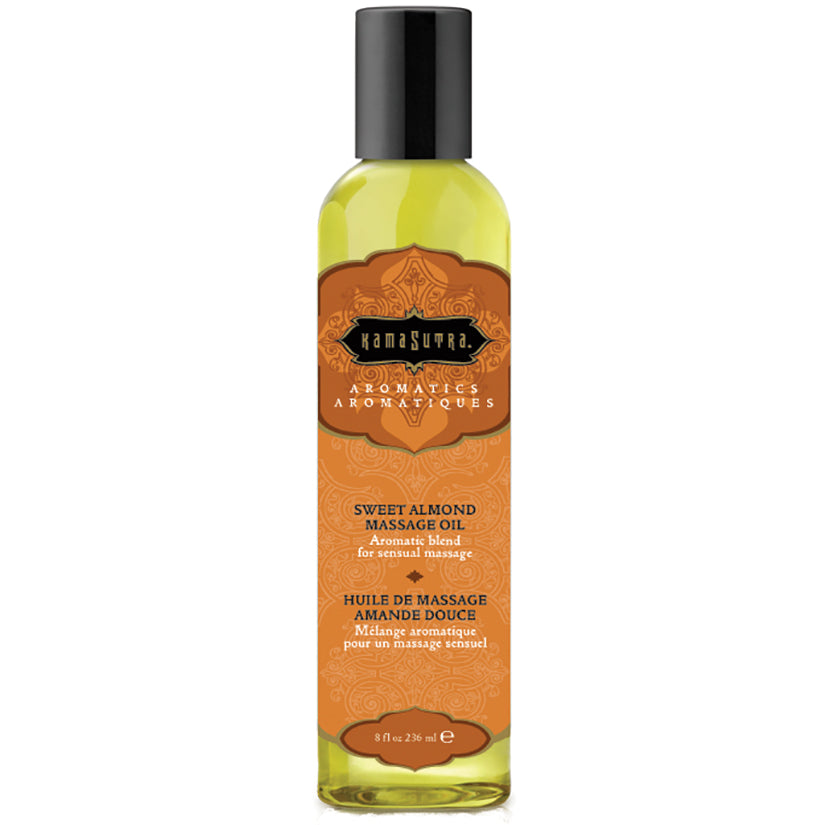 Kama Sutra Aromatic Massage Oil-Sweet Almond 8oz - Eros Fine Goods