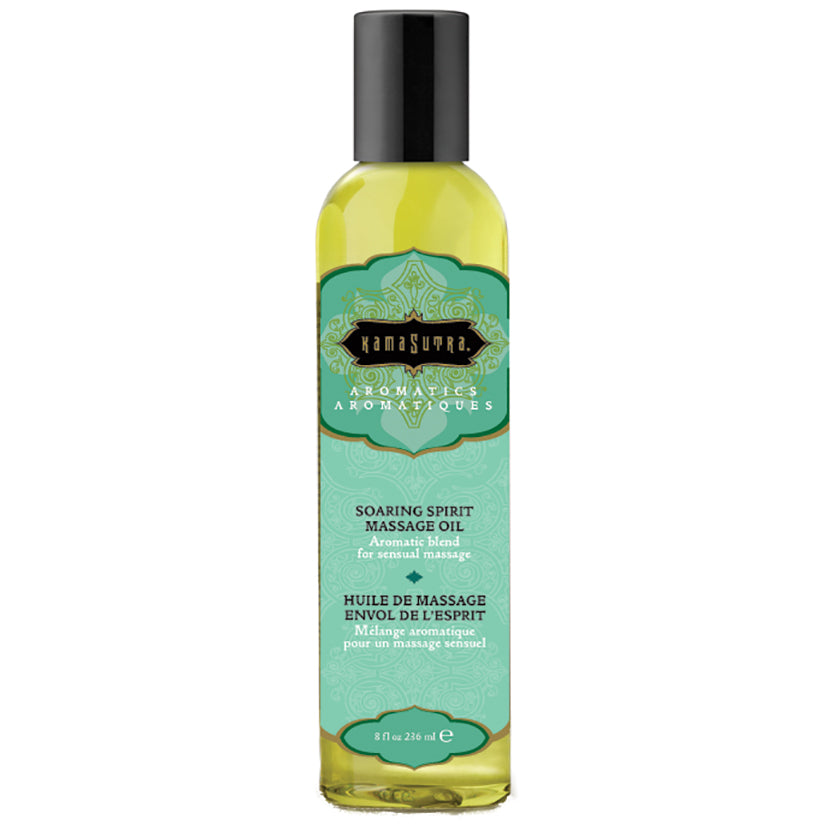 Kama Sutra Aromatic Massage Oil-Soaring Spirit 8oz - Eros Fine Goods
