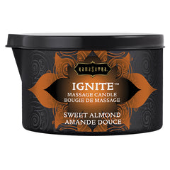 Kama Sutra Ignite Massage Candle-Sweet Almond 6oz - Eros Fine Goods