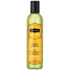 Kama Sutra Naturals Massage Oil-Coconut Pineapple 8oz - Eros Fine Goods