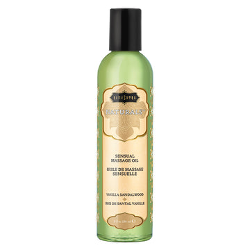 Kama Sutra Naturals Massage Oil-Vanilla Sandalwood 8oz - Eros Fine Goods