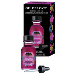 Kama Sutra Oil of Love-Raspberry Kiss .75oz - Eros Fine Goods
