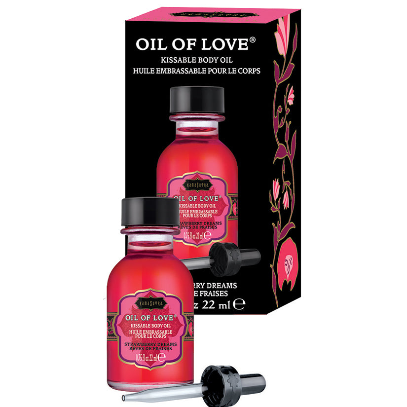 Kama Sutra Oil of Love-Strawberry Dreams .75oz - Eros Fine Goods