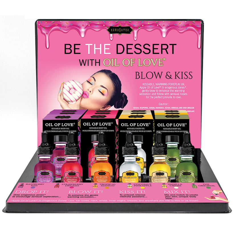 Kama Sutra Oil Of Love Display of 12 (6 Testers Included) - Eros Fine Goods