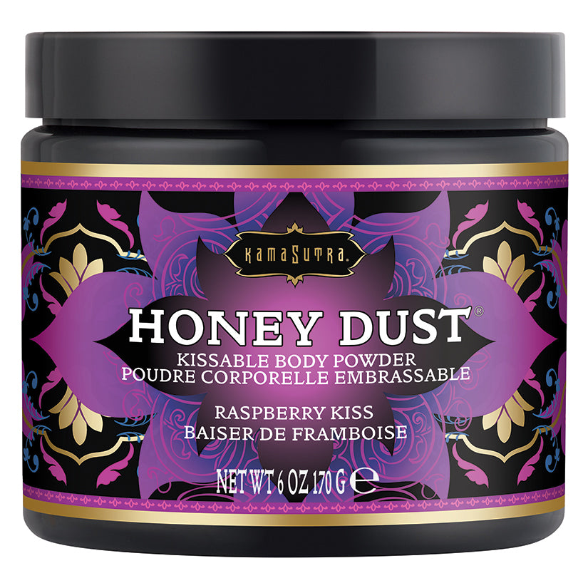 Kama Sutra Honey Dust-Raspberry Kiss 6oz - Eros Fine Goods