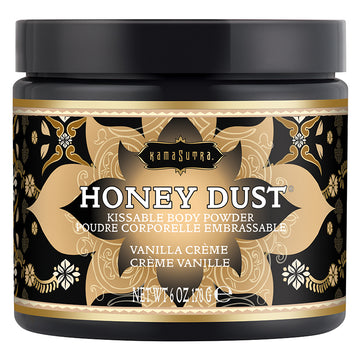 Kama Sutra Honey Dust-Vanilla Creme 6oz - Eros Fine Goods