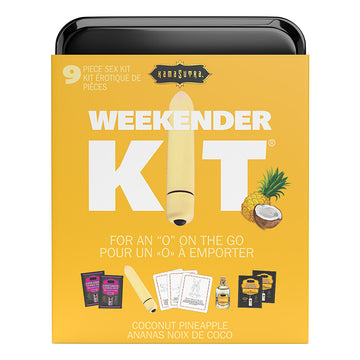 Kama Sutra Vibe Weekender Kit-Coconut Pineapple - Eros Fine Goods