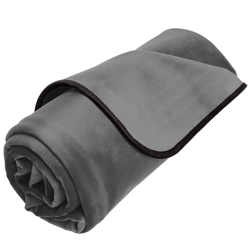 Liberator Fascinator Travel Throw Velvish-Grey - Eros Fine Goods