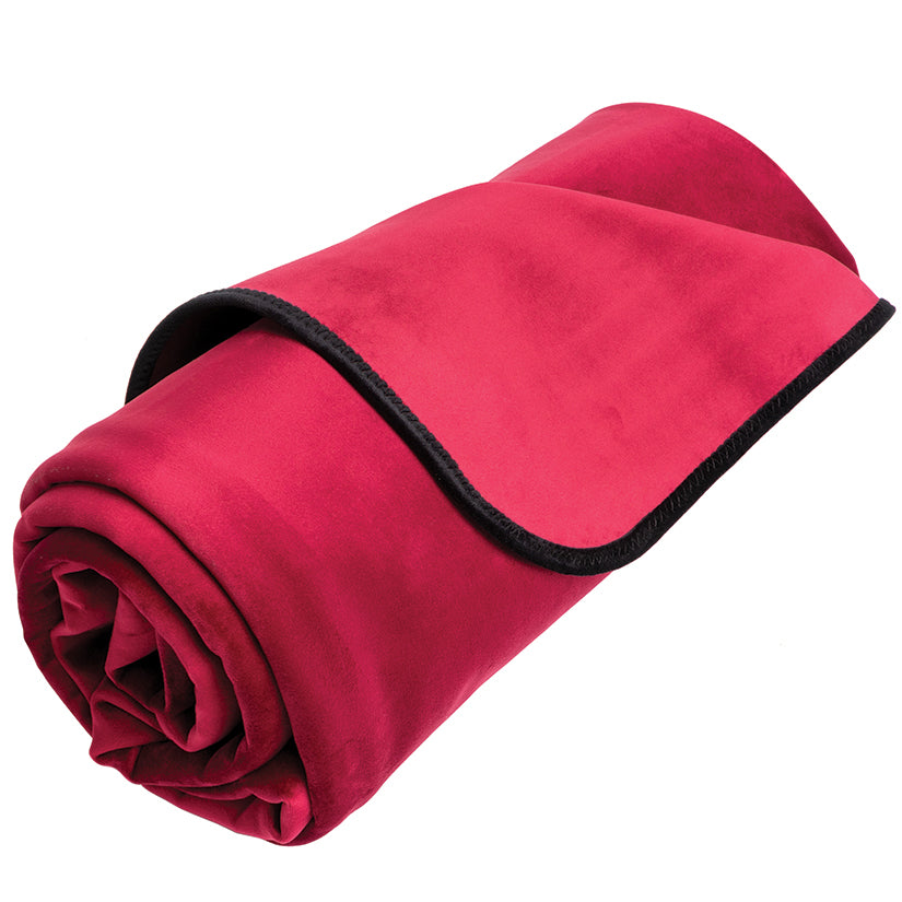 Liberator Fascinator Travel Throw Velvish-
Merlot - Eros Fine Goods