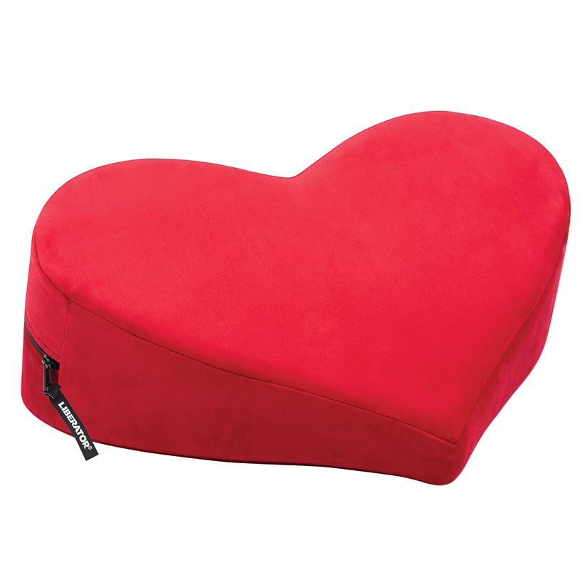 Liberator Heart Wedge MicroVelvet-Red - Eros Fine Goods