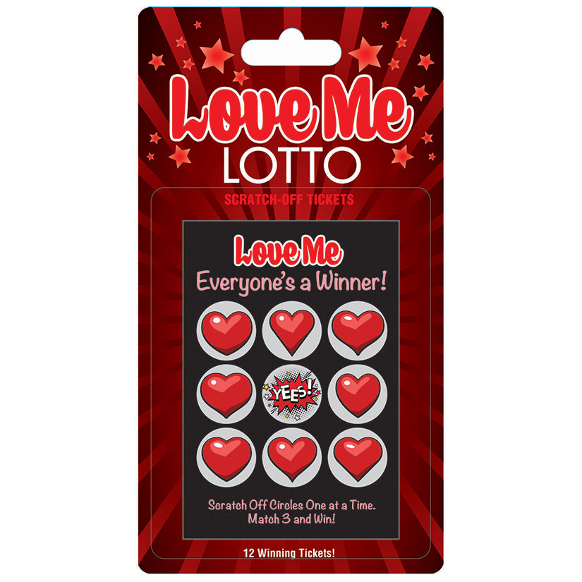 Love Me Lotto Scratch Off Tickets 12 Pack - Eros Fine Goods