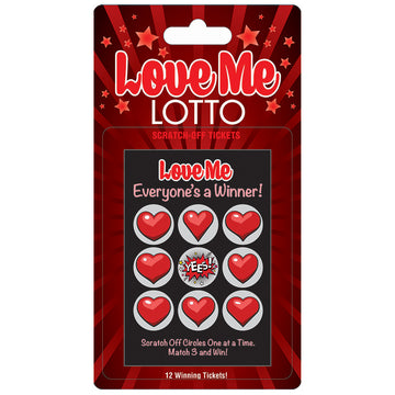 Love Me Lotto Scratch Off Tickets 12 Pack - Eros Fine Goods