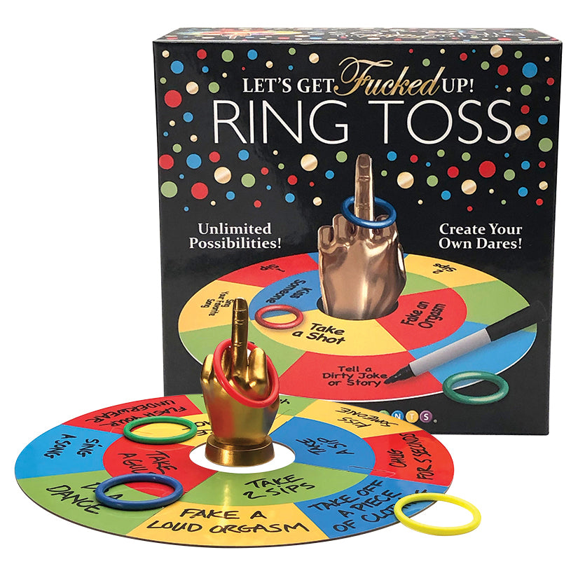 Let's Get F'd Up Ring Toss - Eros Fine Goods