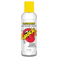 Smack Warming Massage Oil-Passion Fruit  2oz - Eros Fine Goods