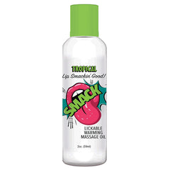 Smack Warming Massage Oil-Tropical 2oz - Eros Fine Goods