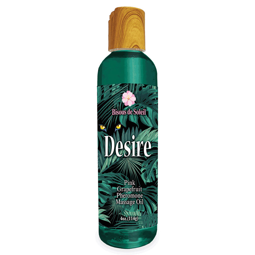 Desire Pheromone Massage Oil-Pink Grapefruit 4oz - Eros Fine Goods
