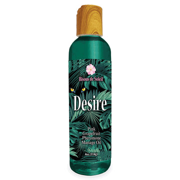 Desire Pheromone Massage Oil-Pink Grapefruit 4oz - Eros Fine Goods