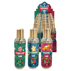 Little Genie Holiday Lube Display of 18 - Eros Fine Goods