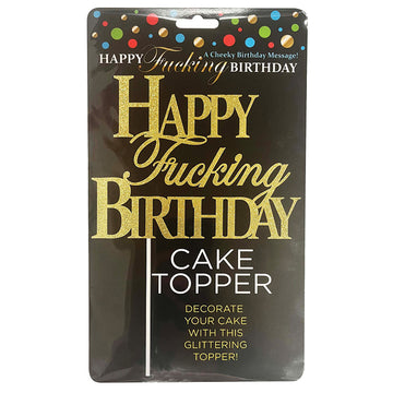 Happy F'ing Birthday Cake Topper - Eros Fine Goods