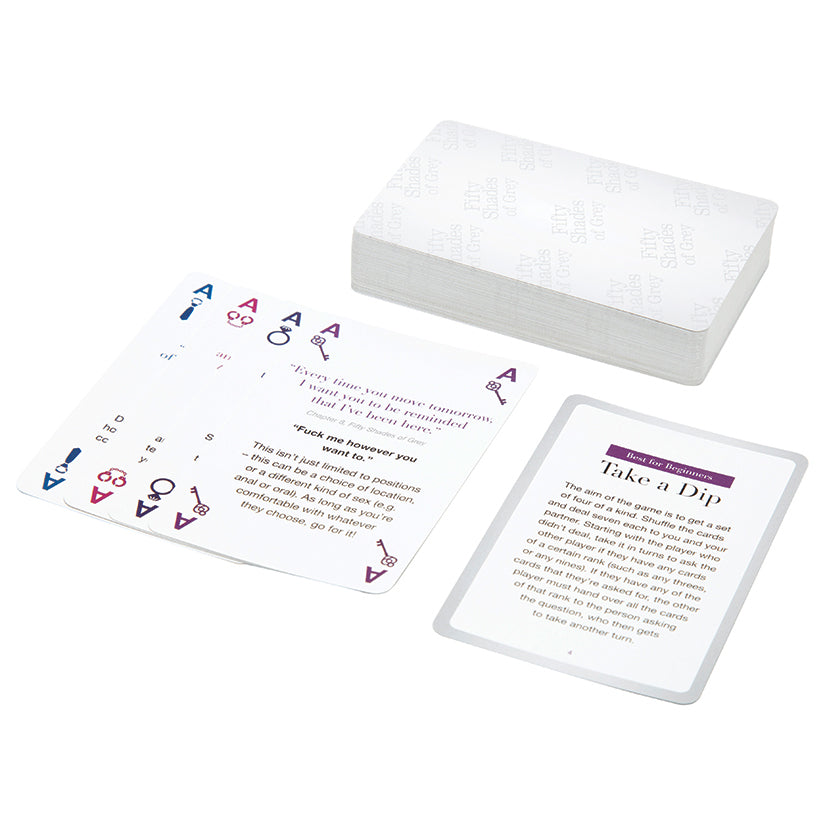 Fifty Shades of Grey Play Nice Talk Dirty Card Game - Eros Fine Goods