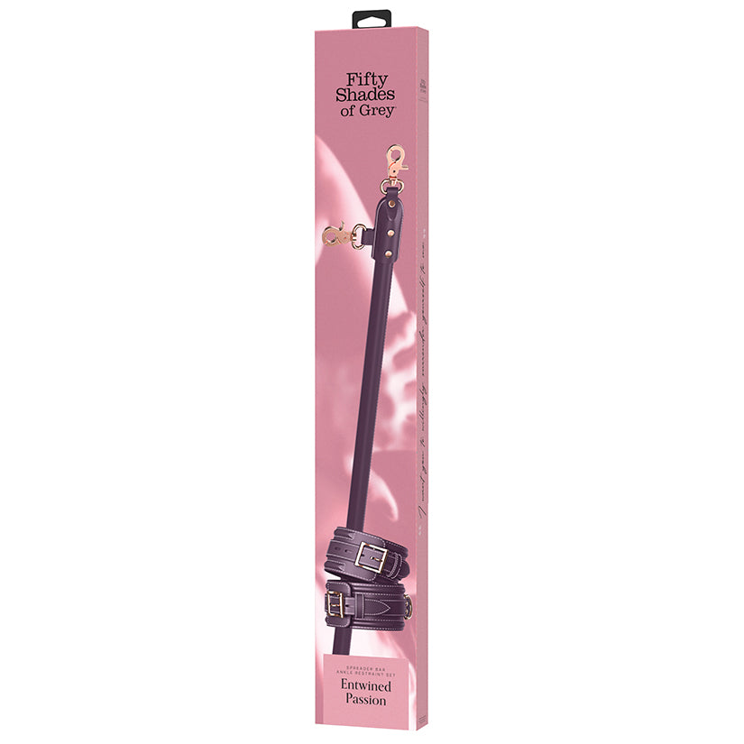 Fifty Shades of Grey Passion Entwined Spreader Bar with Cuffs - Eros Fine Goods