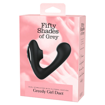 Fifty Shades of Grey Greedy Girl Duet Dual Stimulator - Eros Fine Goods