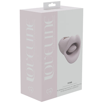 Loveline Kiss Vibrating Mouth-Pink - Eros Fine Goods