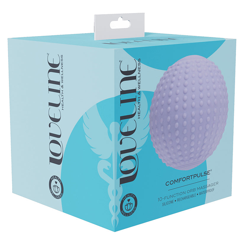 Loveline Comfort Pulse Massager-Lavender - Eros Fine Goods