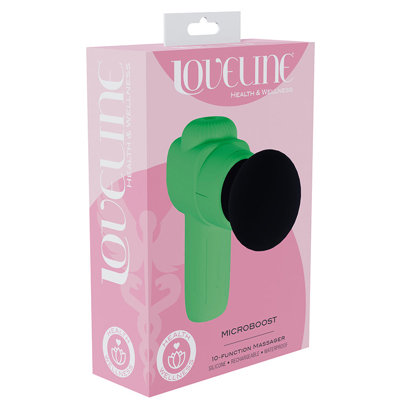Loveline MicroBoost Massager-Green - Eros Fine Goods