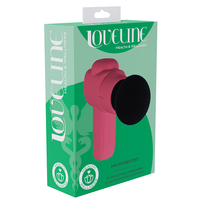 Loveline MicroBoost Massager-Pink - Eros Fine Goods