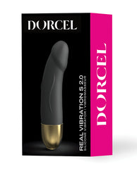 Dorcel Real Vibration S 6" Rechargeable Vibrator 2.0 - Gold