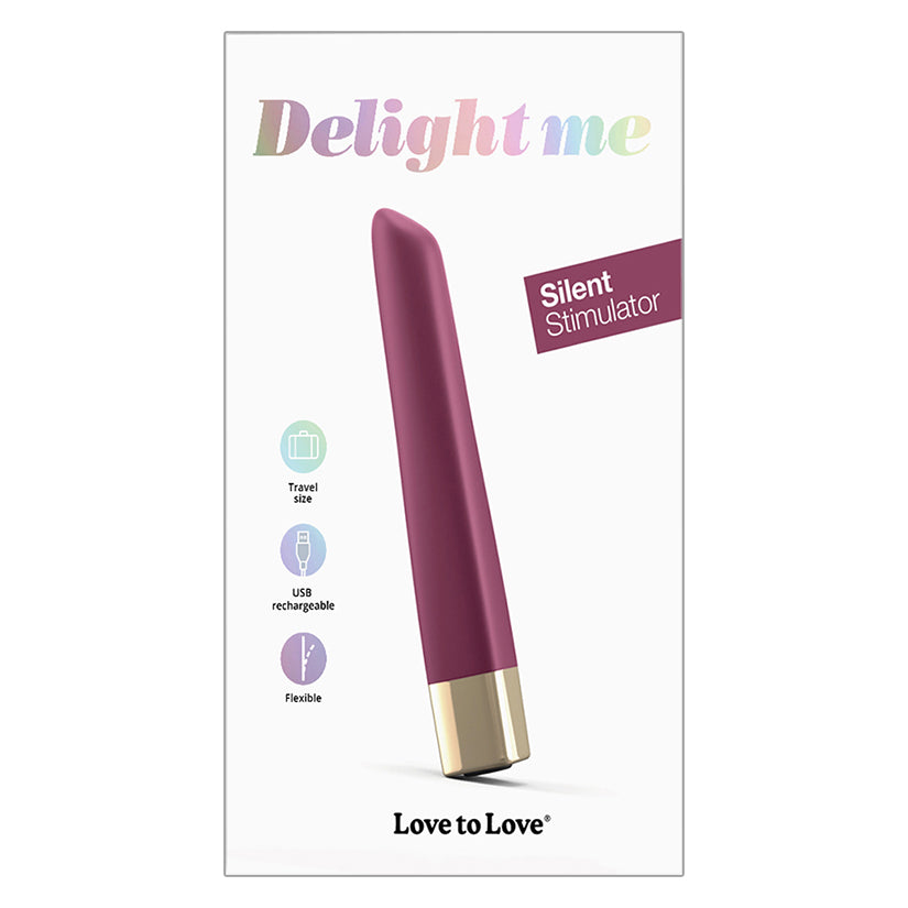Love To Love Delight Me Clitoral Stimulator-Plum Star - Eros Fine Goods